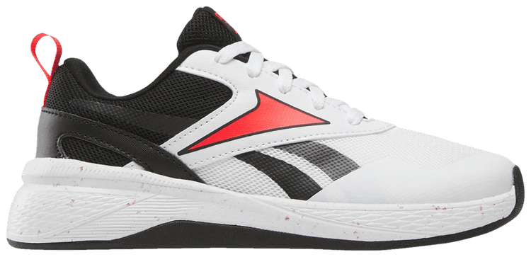 Reebok Nano Play Little Kid White Black Energy Red
