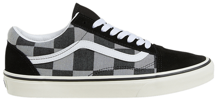 Vans Old Skool Black Large Checkerboard