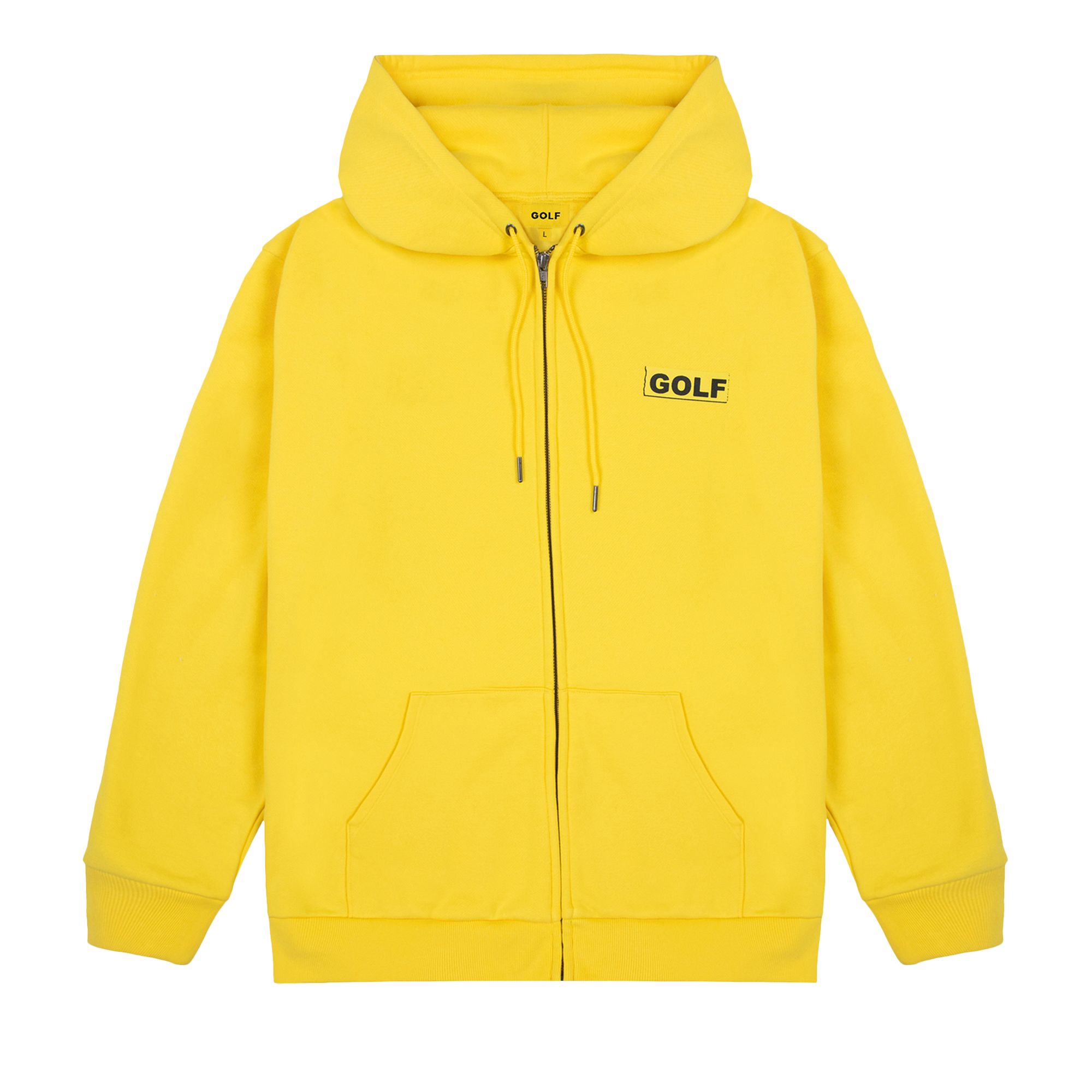 Pre-owned Golf Wang Collage Zip Up Hoodie 'yellow' | Men's Size S