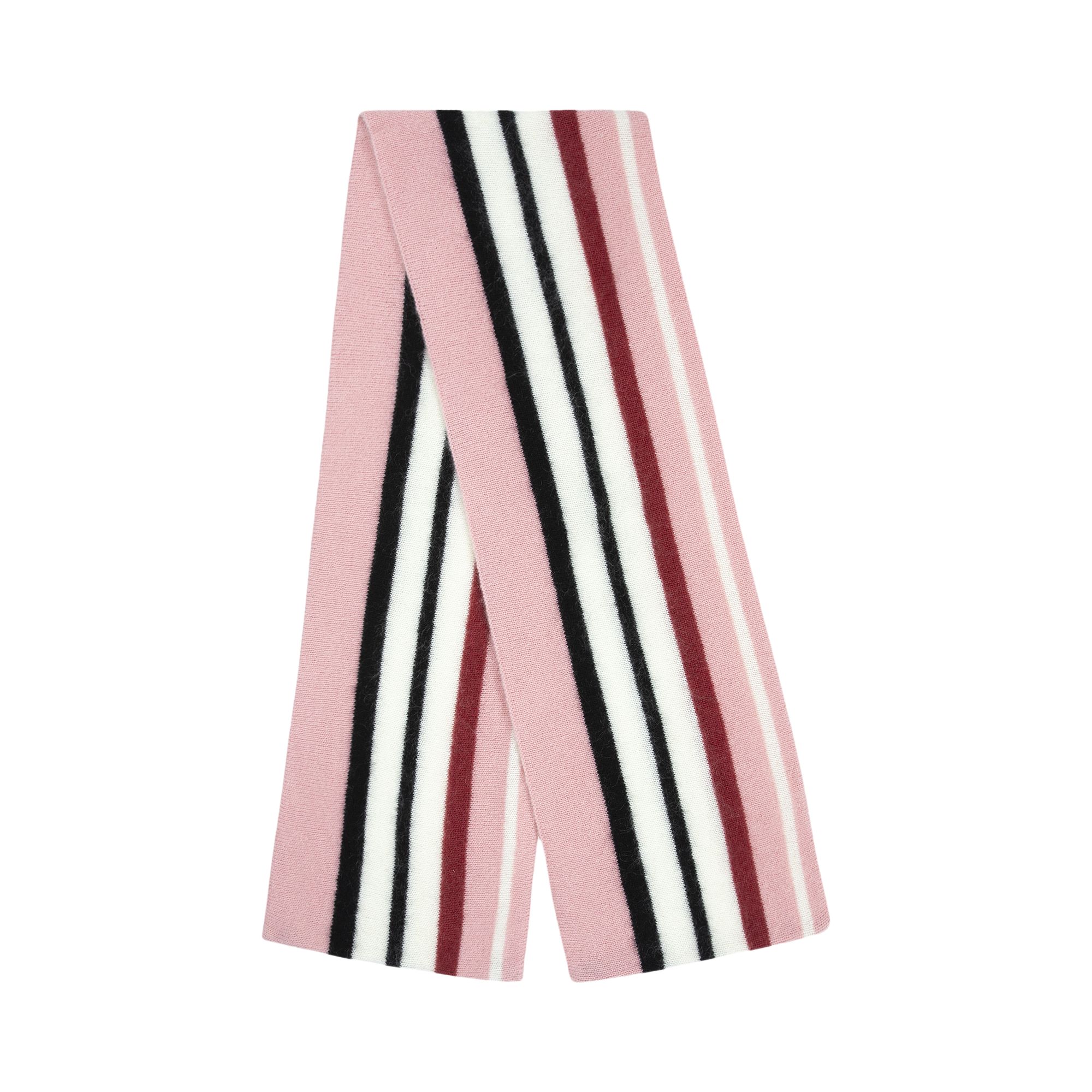 Pre-owned Golf Wang Mohair Striped Scarf 'pink' | Men's Size Onesize