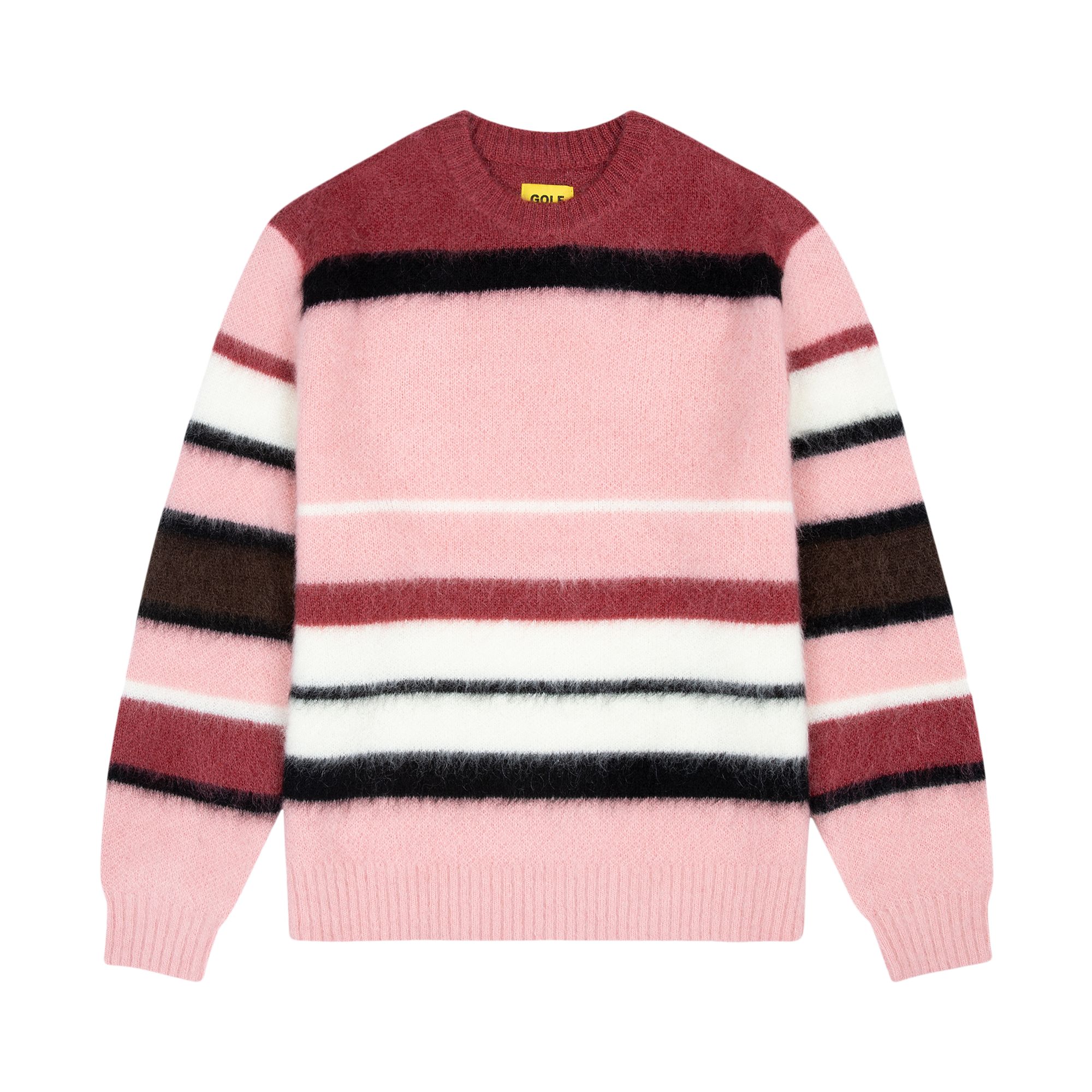 Pre-owned Golf Wang Mohair Striped Sweater 'pink' | Men's Size Xl