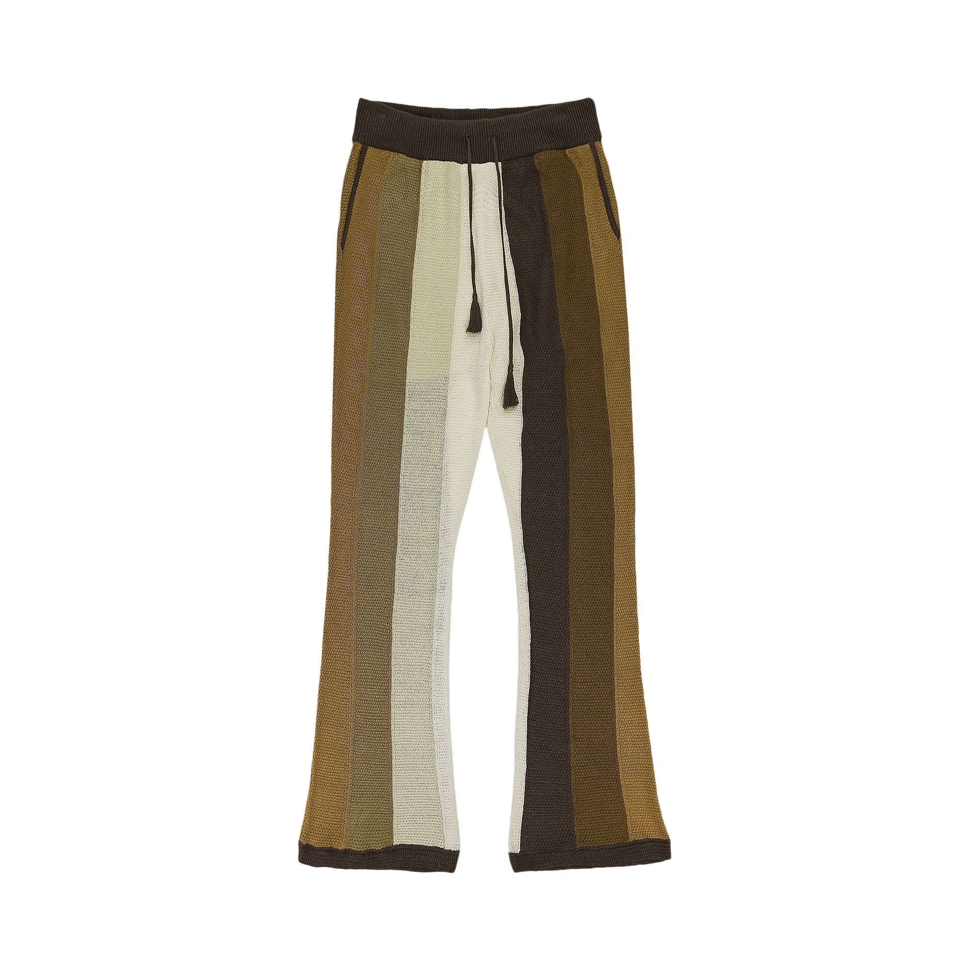 Pre-owned Amiri Color-block Drawstring Pants 'brown' | Men's Size Xl