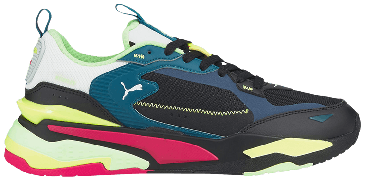 Puma RS Fast Limiter   Black Blue Coral Pink