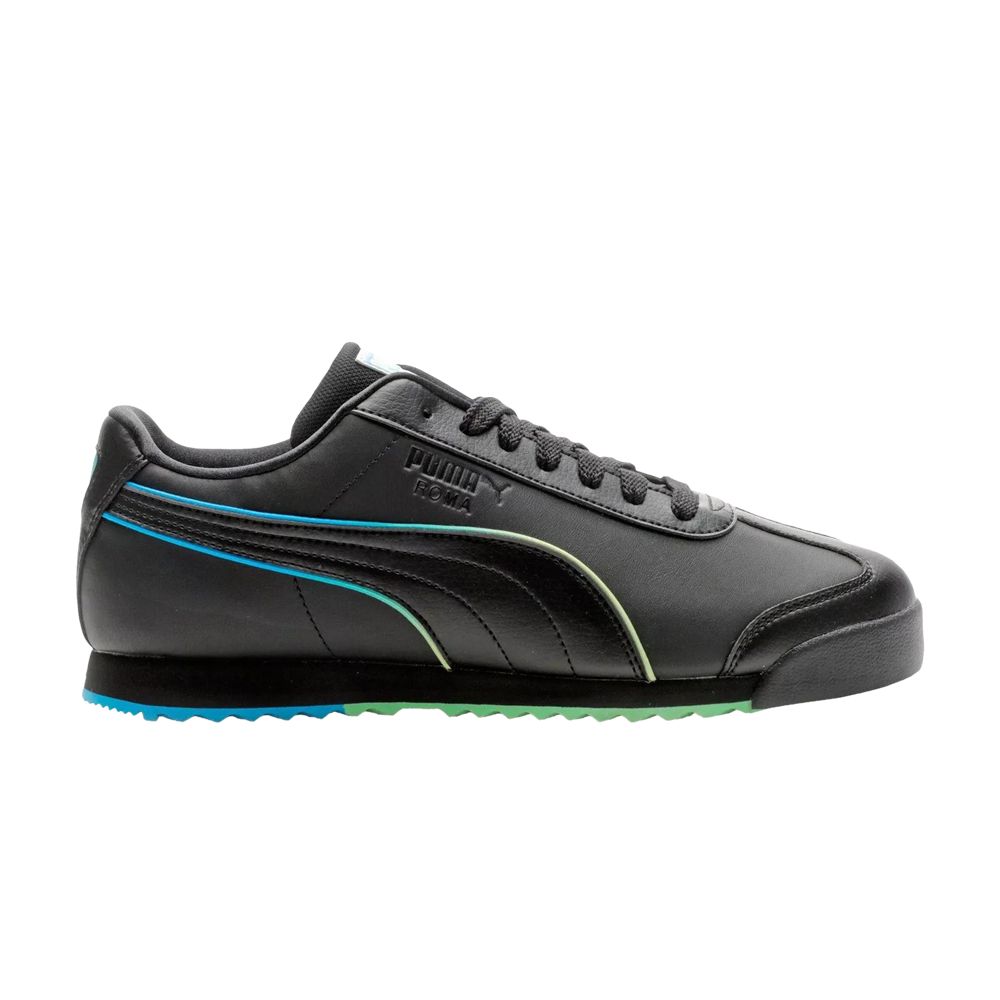 Puma Roma LS 'Black Blue Green' | Men's Size 10.5 - 385666-01