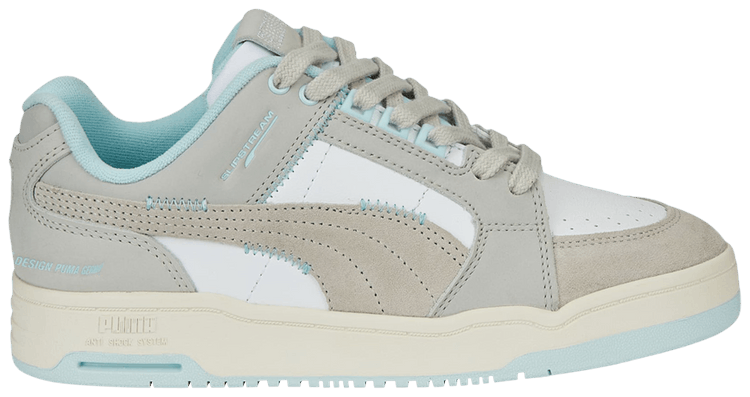 Puma Wmns Slipstream Low Stitched Up   Marshmallow Light Aqua