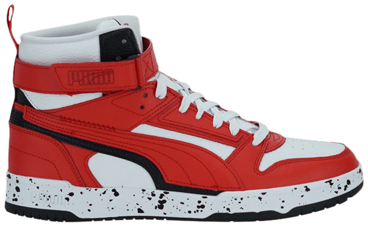 Puma RBD Game Varsity Patch   High Risk Red