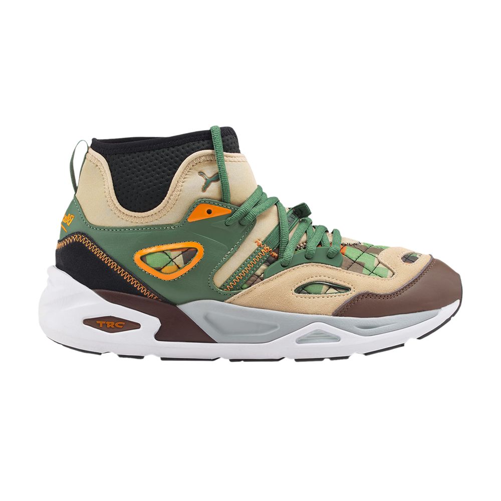 Puma Black Fives x TRC Blaze Mid 'Deep Forest Light Sand' | Tan | Men's Size 8.5 - 390514-01