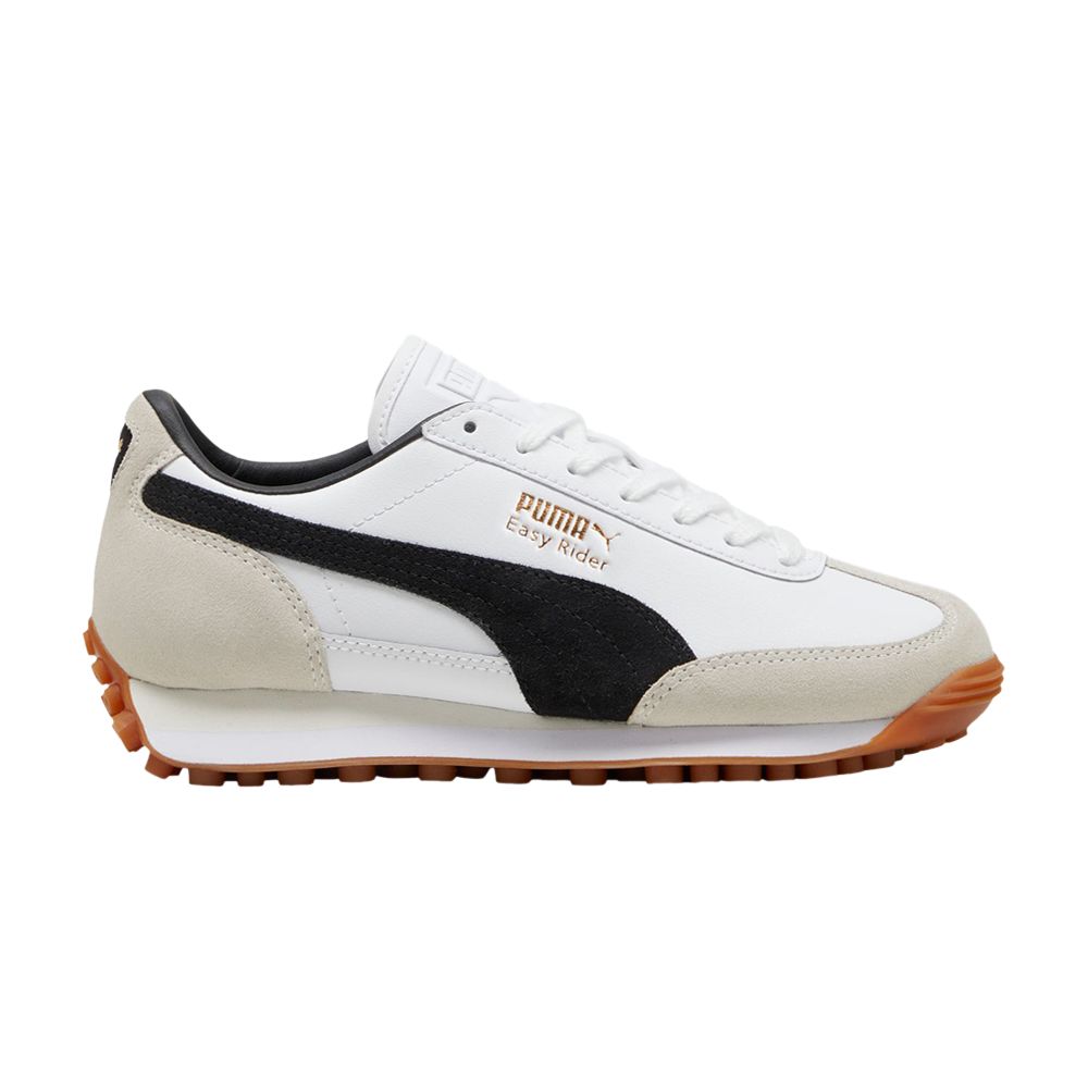 Puma Easy Rider Mix Big Kid 'White Black' | Kid's Size 6 - 399374-01