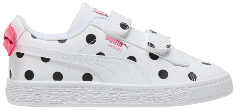 Puma Basket Little Kid Bow Polka Dots