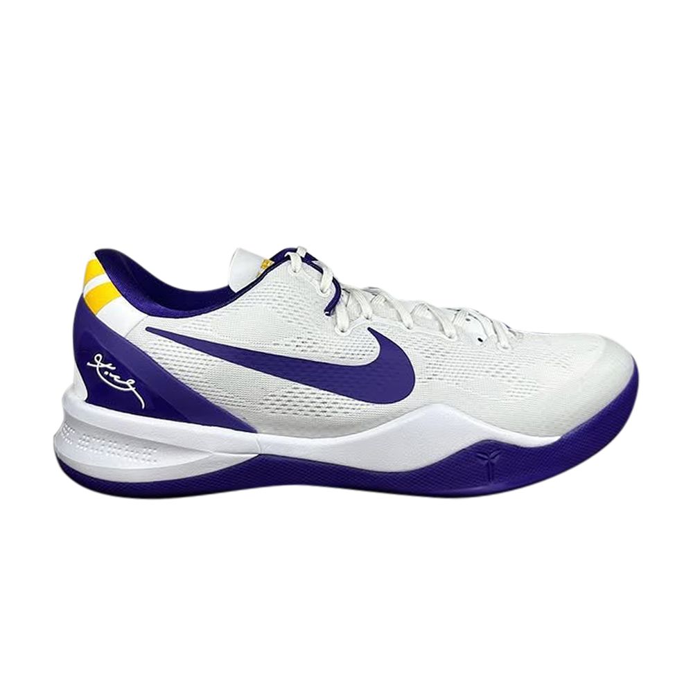 Nike Kobe 8 Protro 'LSU Home' PE | White | Men's Size 9.5 - HO23-HFZ7485-1647942-SU24-FQ3548P