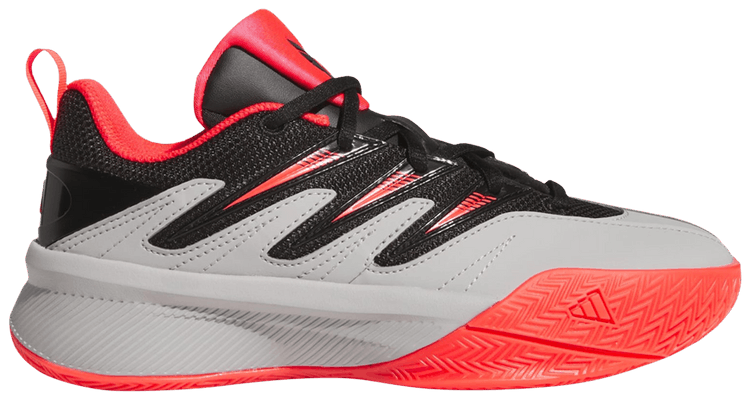 Adidas Dame Certified 3 Low J Black Lucid Red Grey