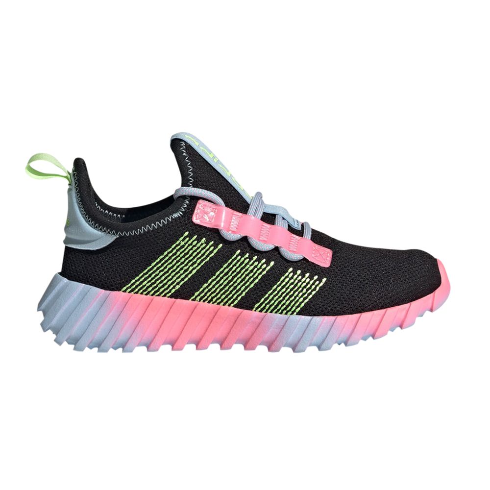 Pre-owned Adidas Originals Adidas Kaptir Flow K 'black Yellow Clear Sky' | Kid's Size 13