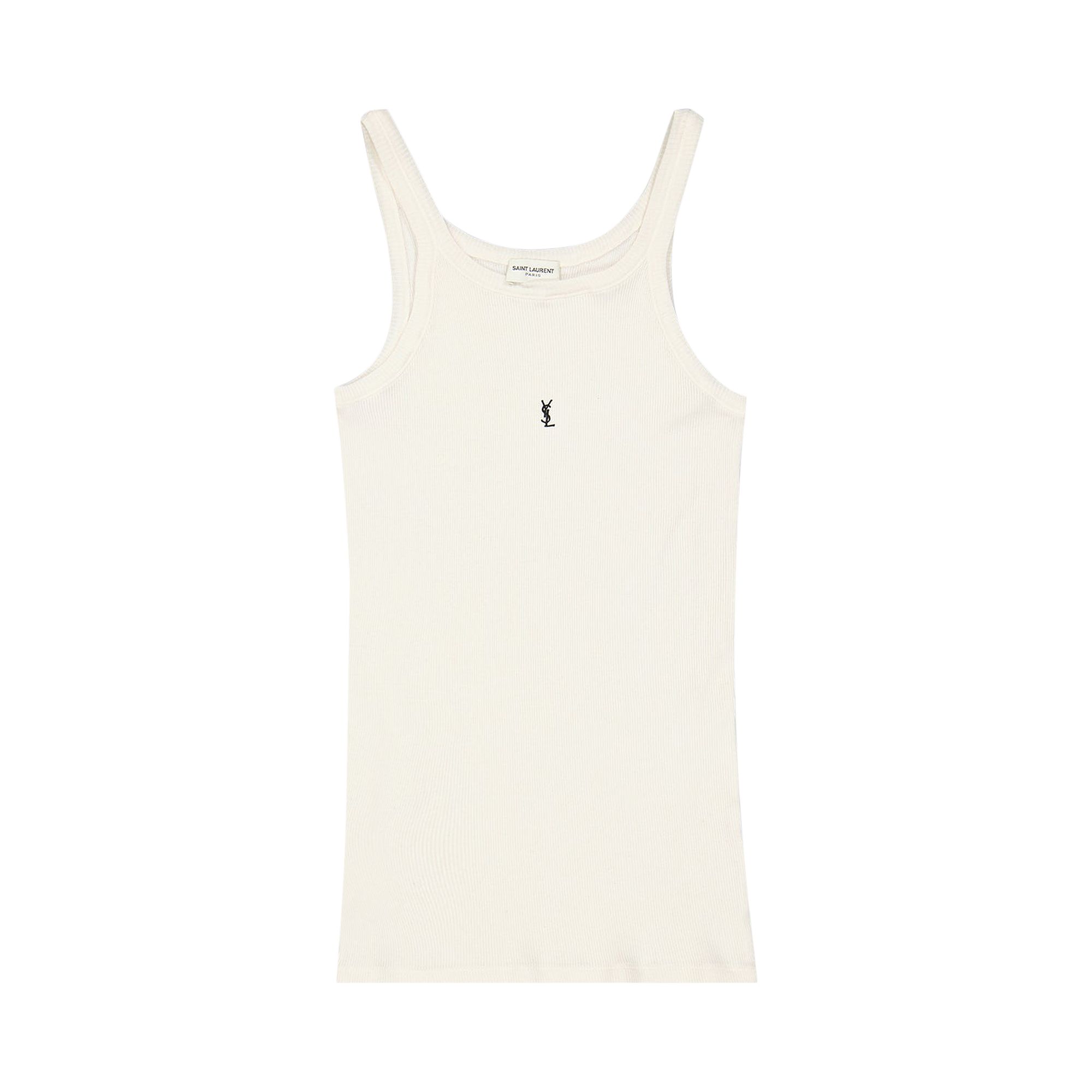 Pre-owned Saint Laurent Tank Top 'natural/black' | Men's Size Xl