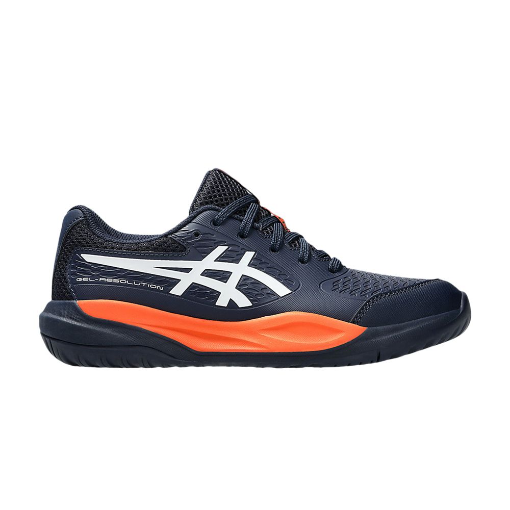 Pre-owned Asics Gel Resolution X Gs 'midnight White' | Blue | Kid's Size 7
