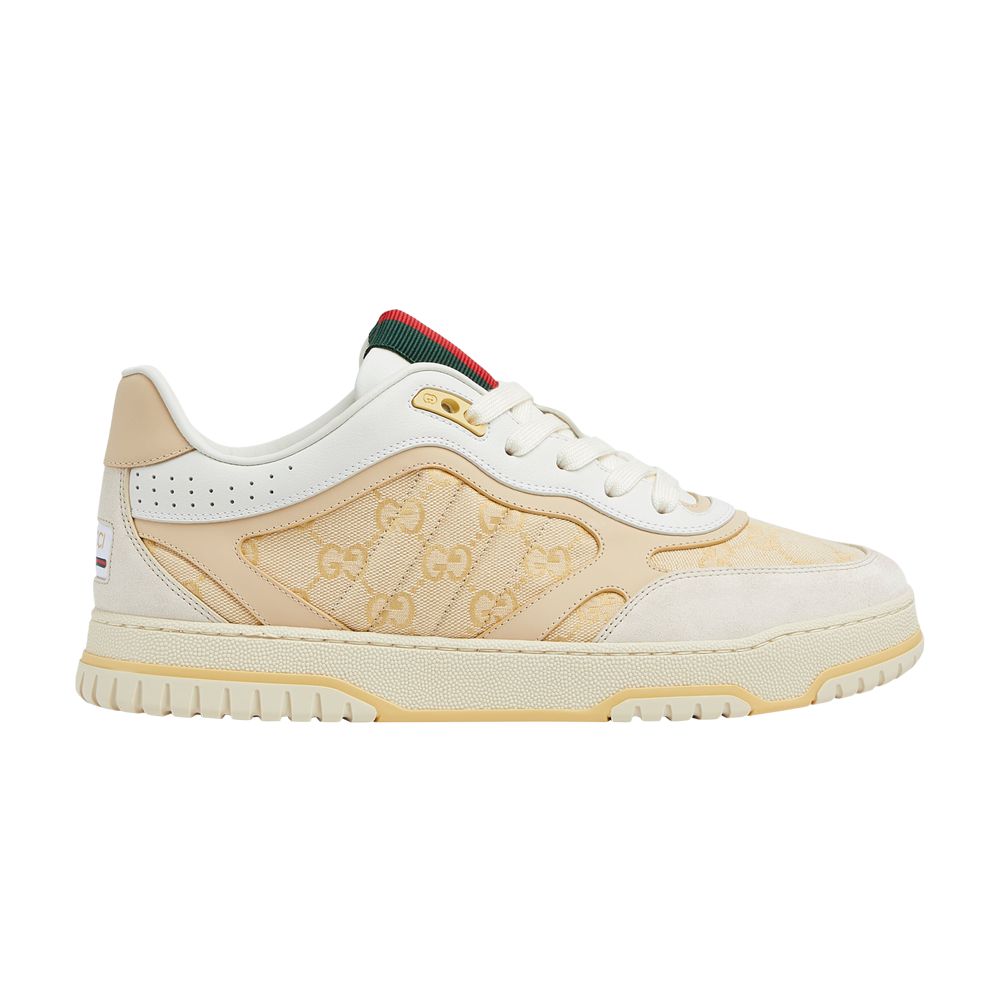 Gucci Re-Web Sneaker 'GG Canvas - Ivory Beige' | Cream | Men's Size 7.5 - 824221-AADJA-9572