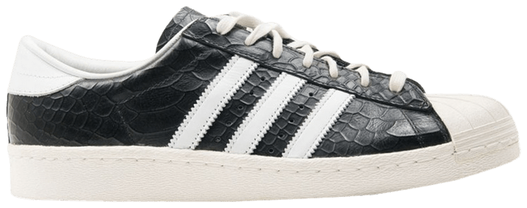 Hyke x adidas Superstar Black White Snakeskin