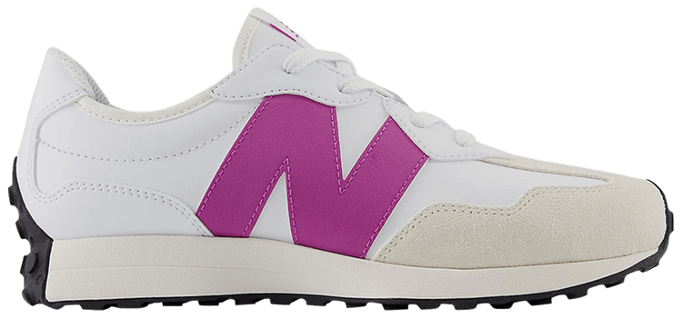 New Balance 327 Big Kid White Passion Fruit