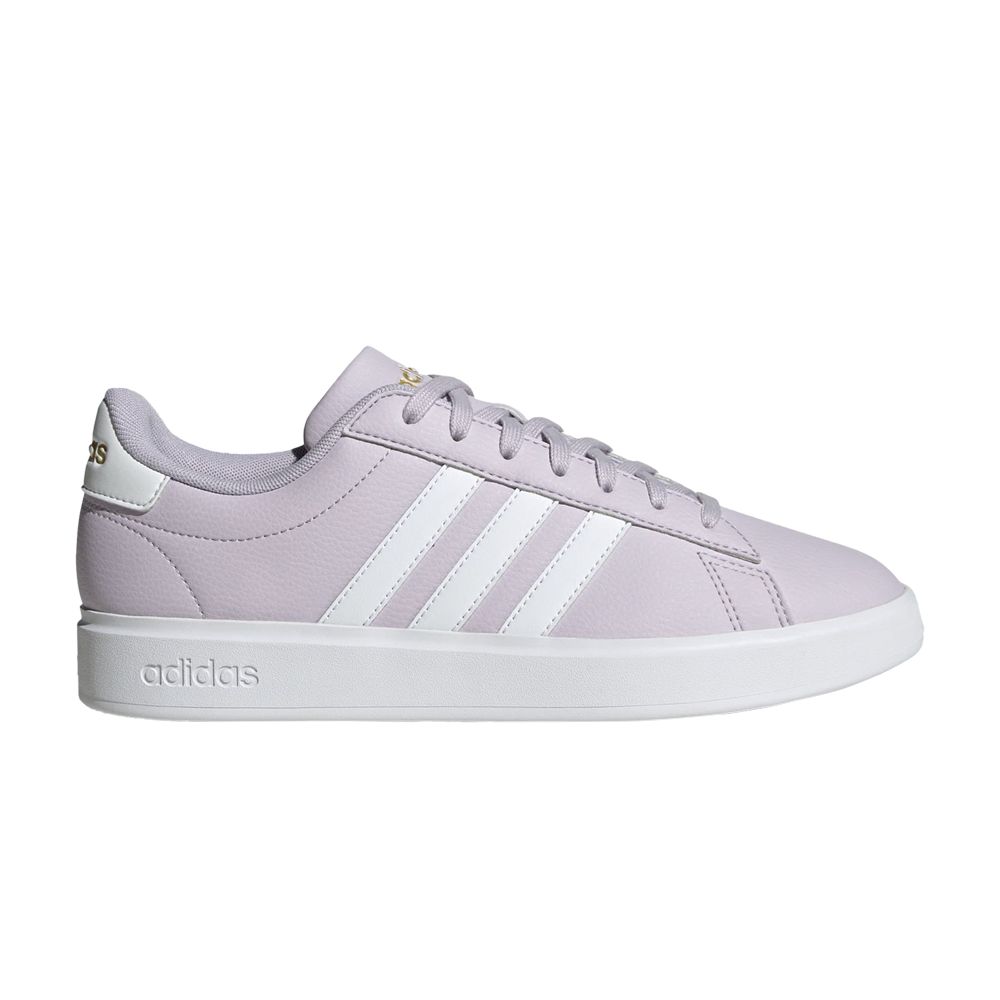 Pre-owned Adidas Originals Adidas Wmns Grand Court 'silver Dawn' | Purple | Women's Size 8