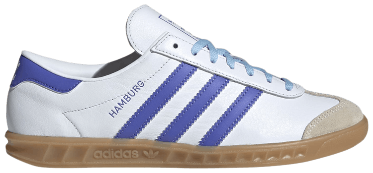 [アディダス] ハンブルク [HAMBURG] フットウェアホワイト/セミコバルトブルー/ガム JH8561 日本国内正規品 Buy Adidas Wmns Hamburg 'White Cobalt Blue Gum' - JH8561 | GOAT