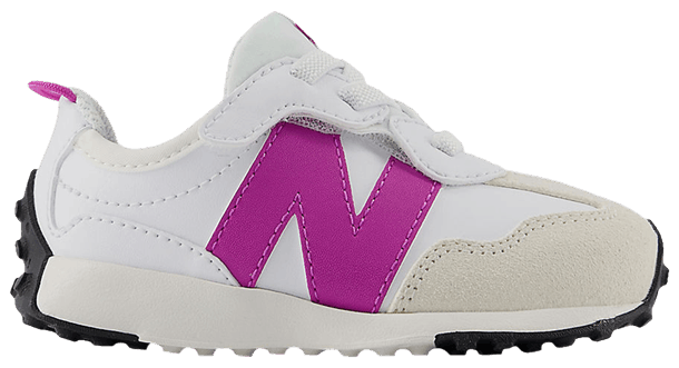 New Balance 327 New B Hook  Loop Toddler White Passion Fruit