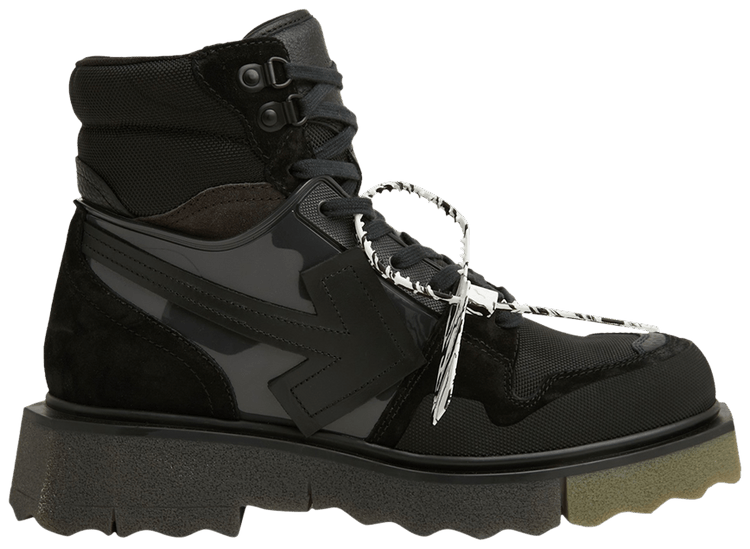 Off White Hiking Sponge Sneakerboot Black