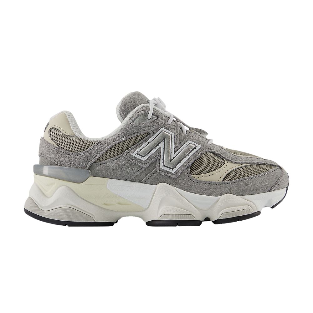 New Balance 9060 Bungee Lace Little Kid 'Slate Grey Timberwolf' | Kid's Size 12 - PV9060BA