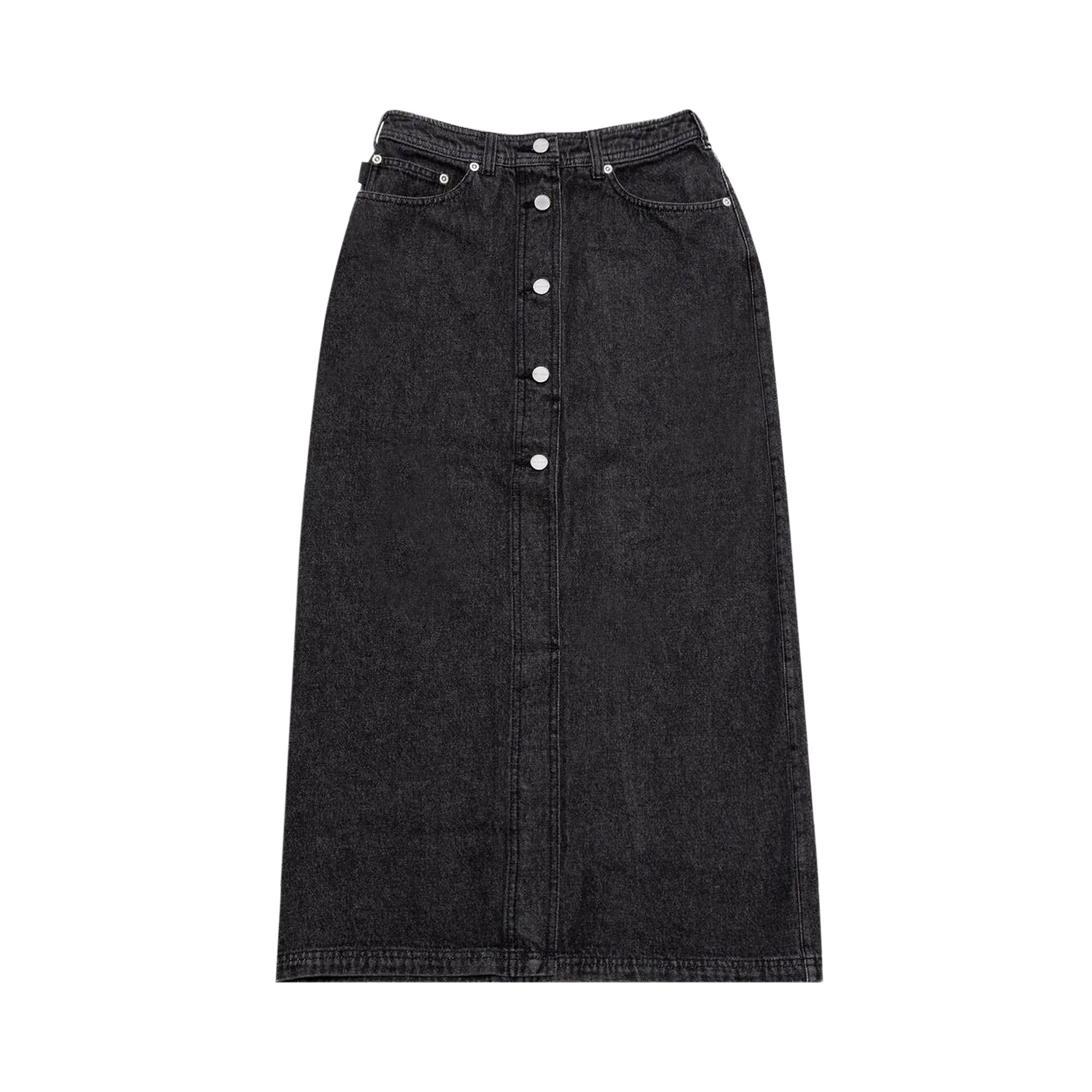 Pre-owned Air Jordan Denim Skirt 'black' | Women's Size L