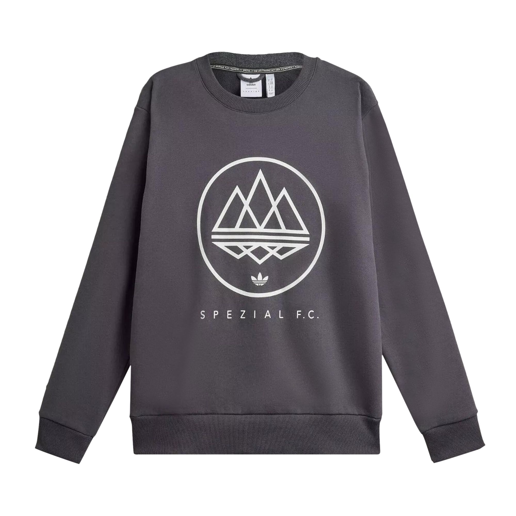 Pre-owned Adidas Originals Adidas Spezial Fc Sweatshirt 'utility Black' | Grey | Men's Size Xl
