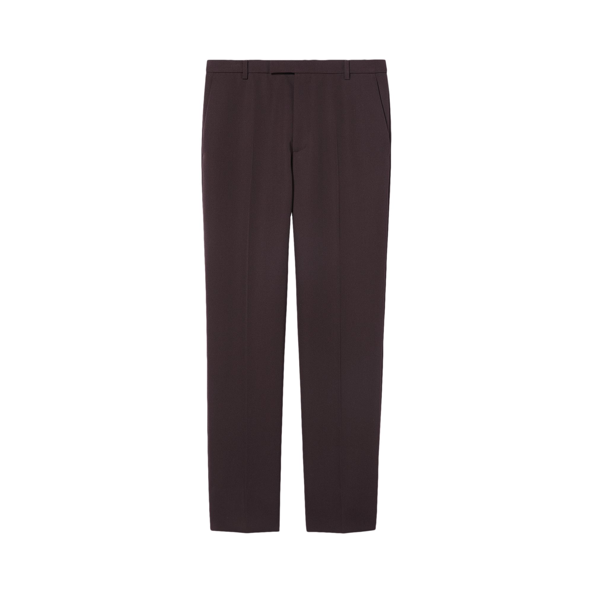 Pre-owned Gucci Embroidered Wool Pant 'dark Bordeaux' | Brown | Men's Size 50