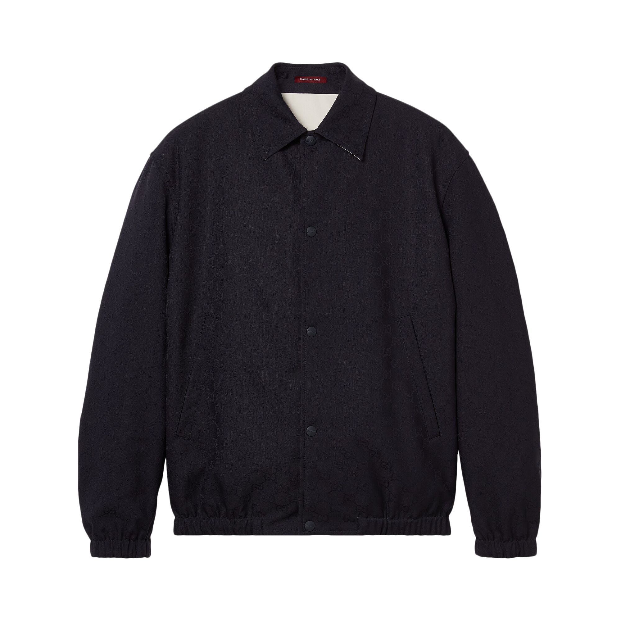 Pre-owned Gucci Reversible Jacket 'ink' | Black | Men's Size 54