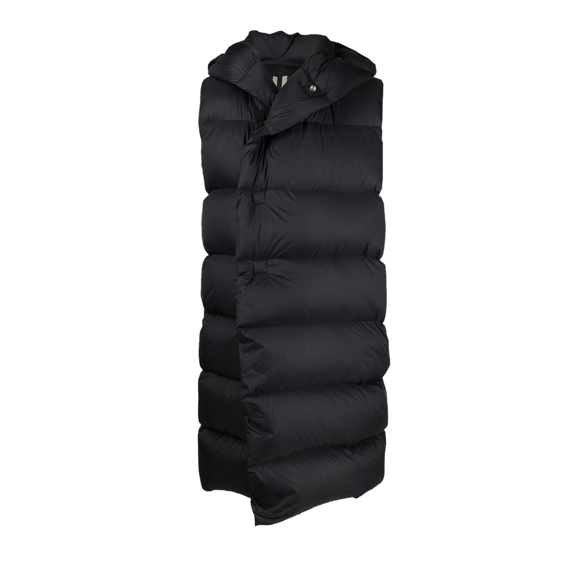 Pre-owned Rick Owens Porterville Sleeveless Hooded Liner 'black' | Men's Size 48