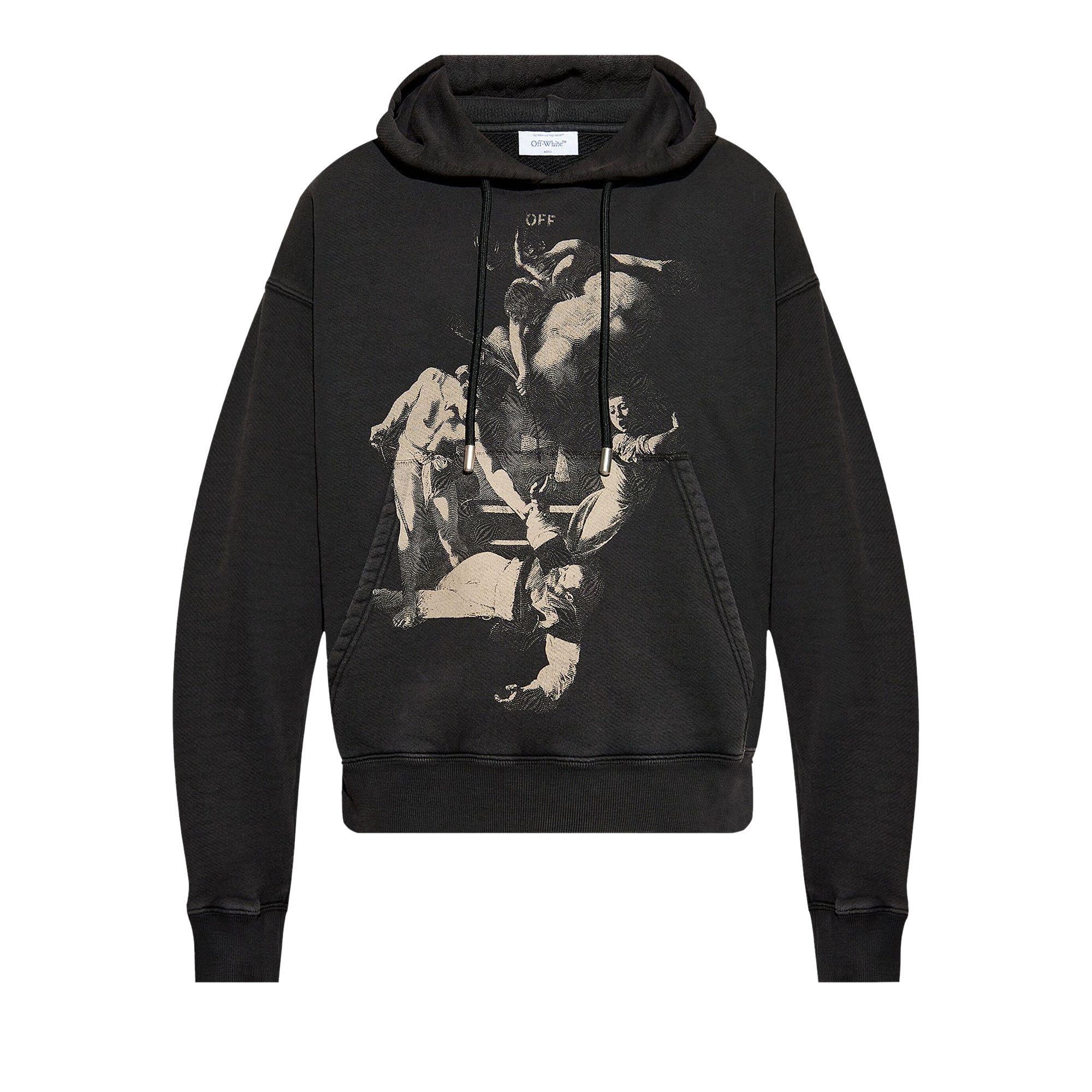 Pre-owned Off-white Martyrdom Skate Hoodie 'vintage Black' | Men's Size M
