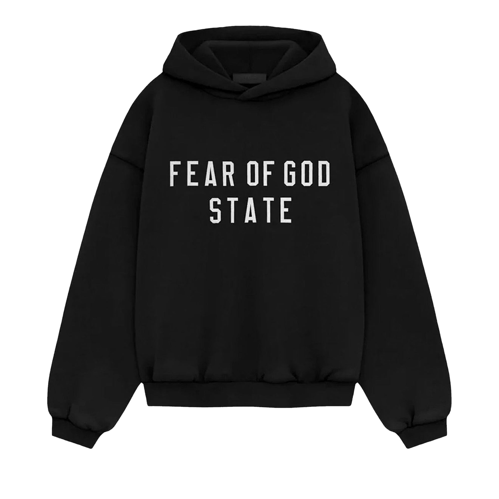 Pre-owned Essentials Fear Of God  Heavy Fleece Hoodie 'black' | Men's Size Xl