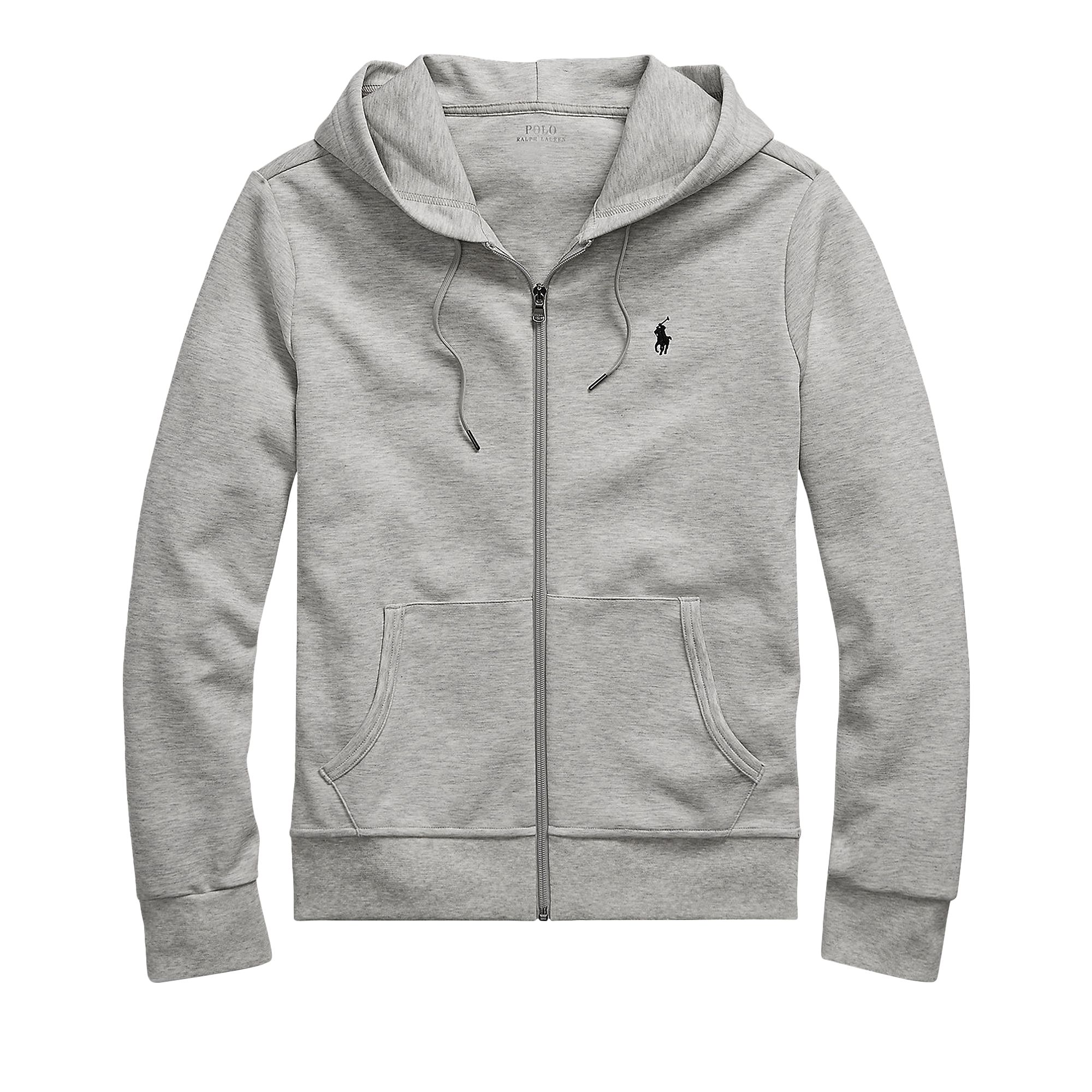 Pre-owned Polo Ralph Lauren Long-sleeve Full Zip Hoodie 'light Sport Heather' | Grey | Men's Size Xxl