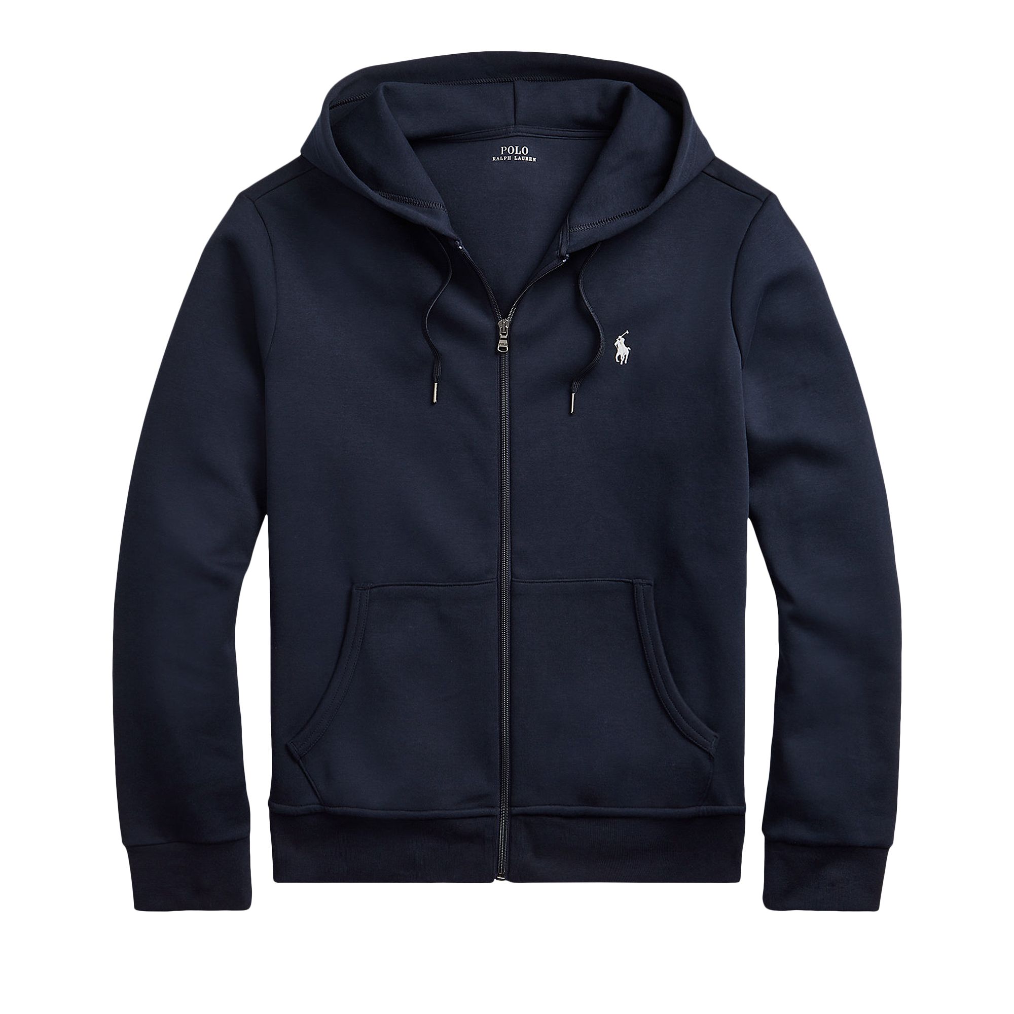 Pre-owned Polo Ralph Lauren Long-sleeve Full Zip Hoodie 'aviator Navy' | Blue | Men's Size Xl