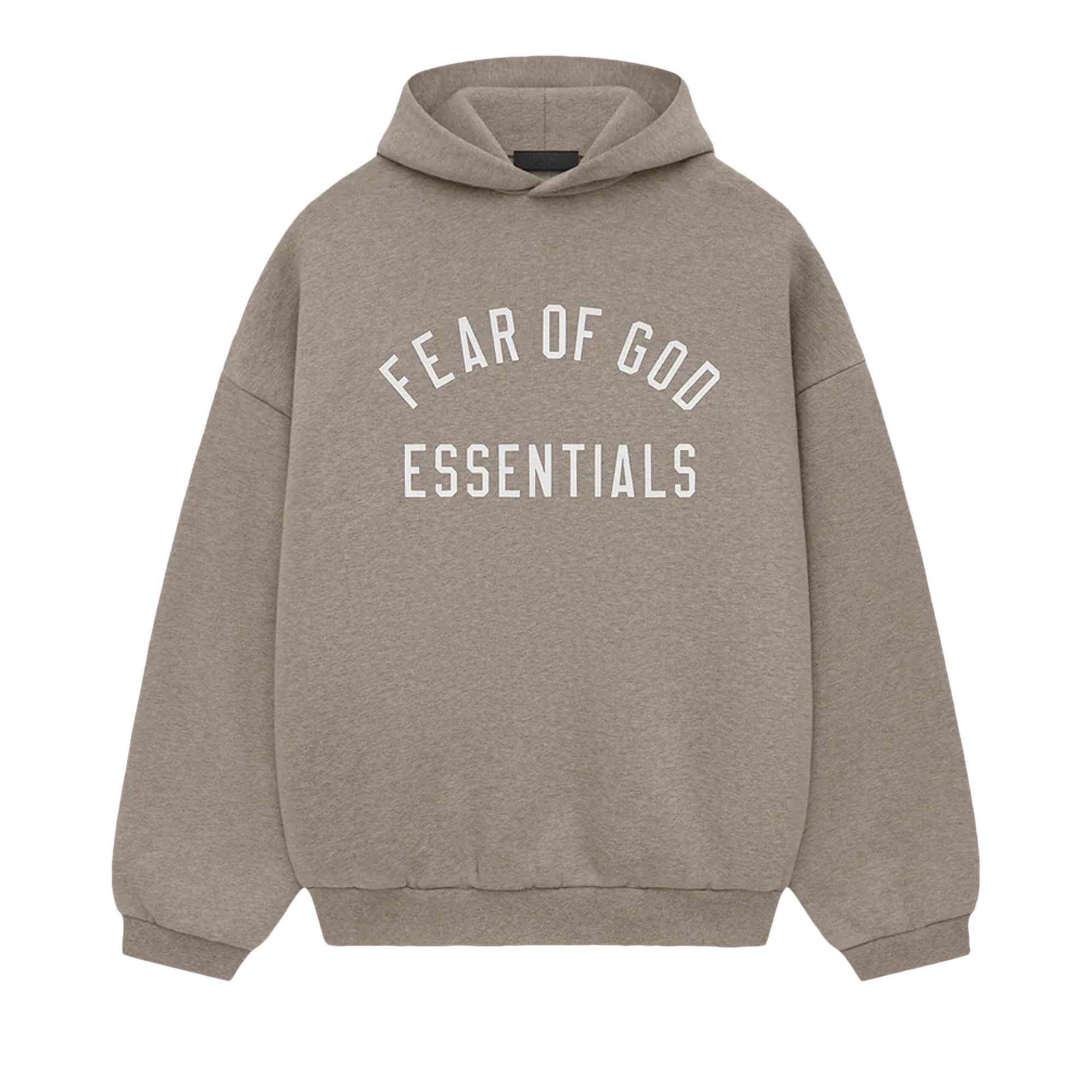 Pre-owned Essentials Fear Of God  Fleece Hoodie 'heather Grey' | Men's Size S