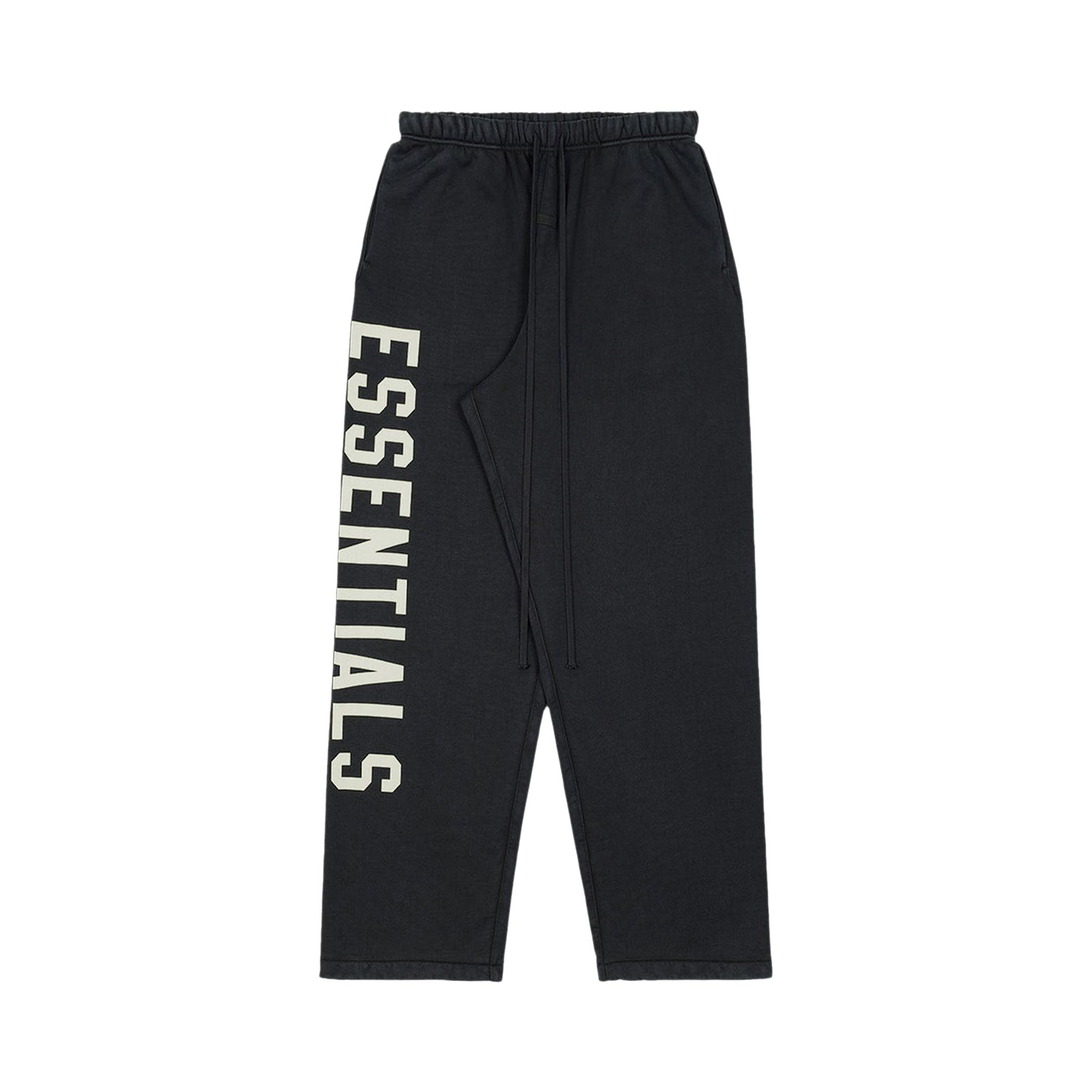 Pre-owned Essentials Fear Of God Heavy Fleece Relaxed Sweatpants 'black' | Men's Size S