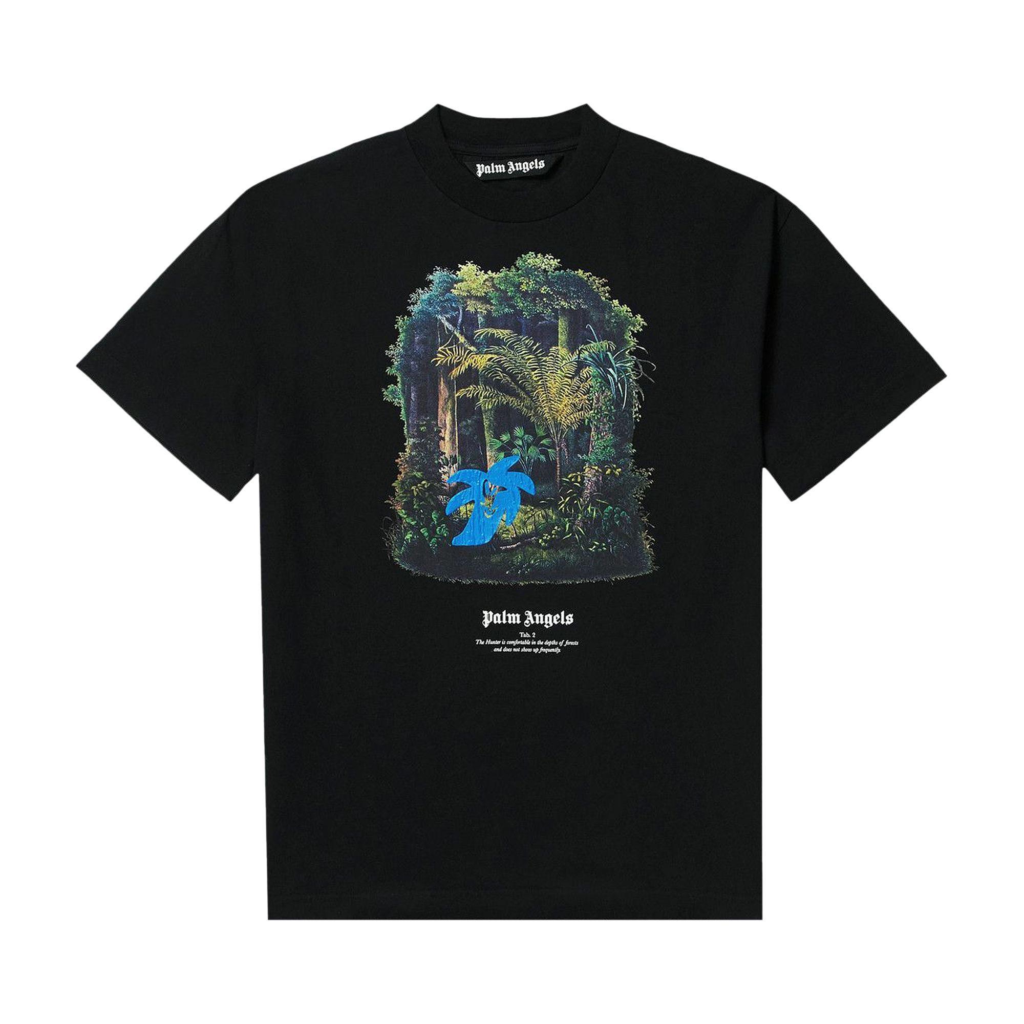 Pre-owned Palm Angels Hunting In The Forest Tee 'black' | Men's Size M