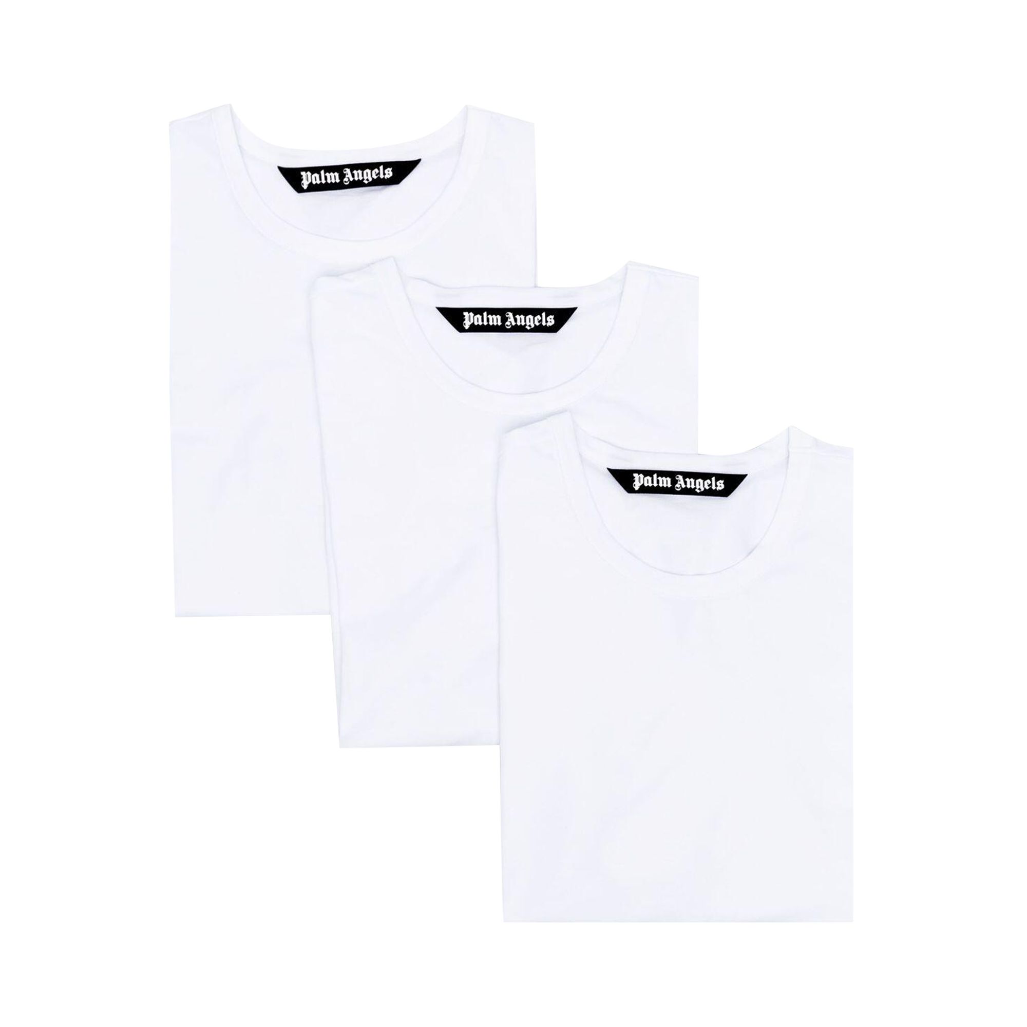 Pre-owned Palm Angels Essential Tee (3 Pack) 'white' | Men's Size Xs