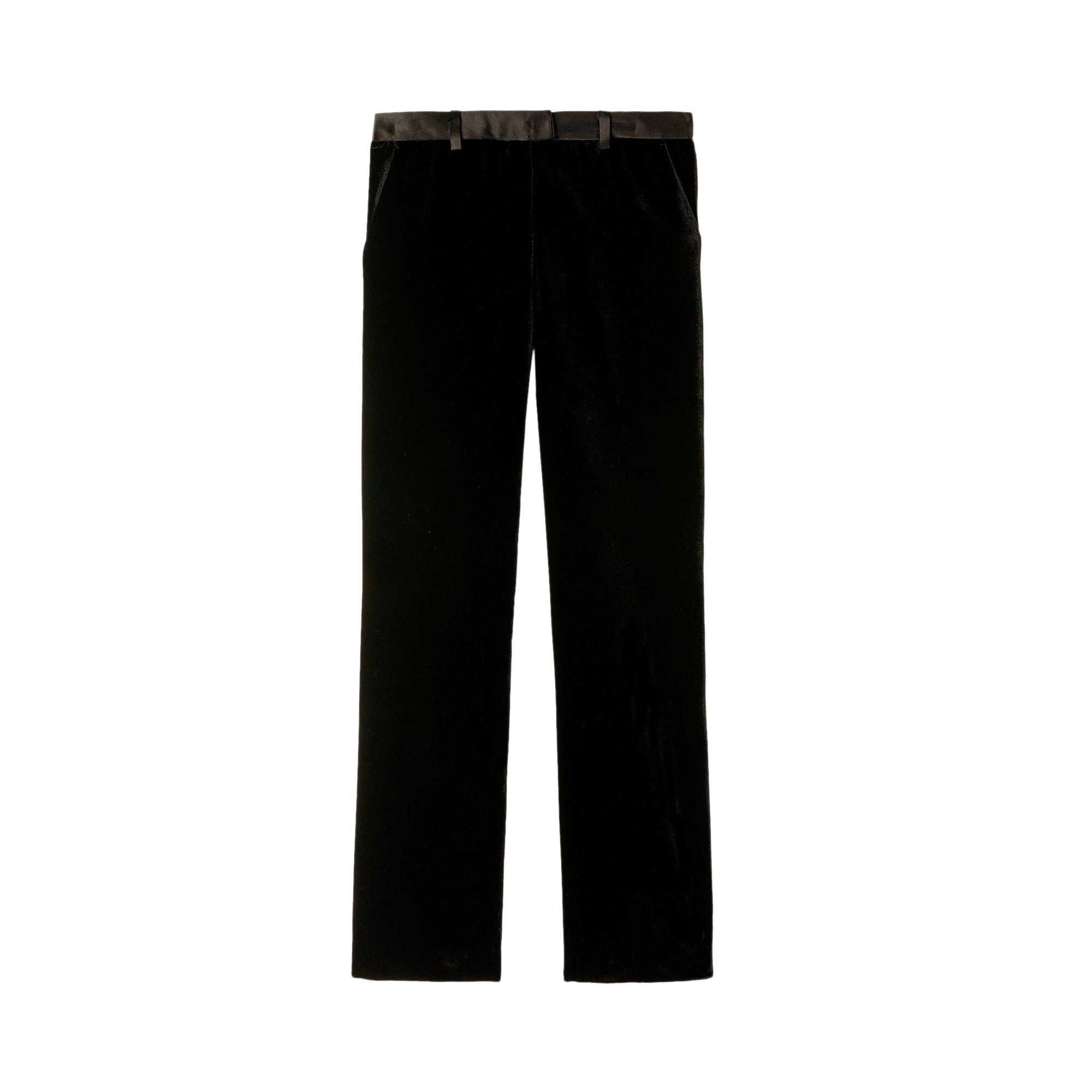 Pre-owned Palm Angels Velvet Suit Pants 'black' | Women's Size 42