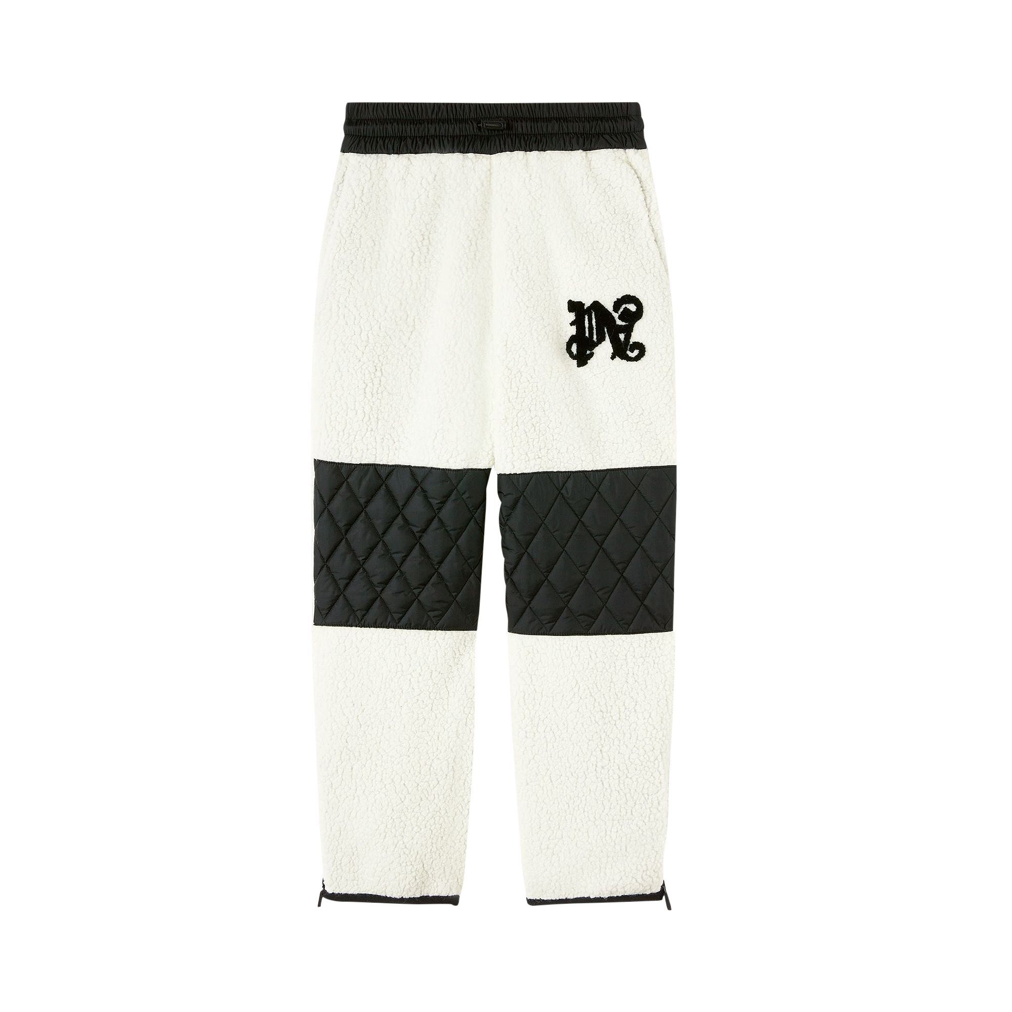 Pre-owned Palm Angels Monogram Cozy Ski Pants 'white/black' | Women's Size M