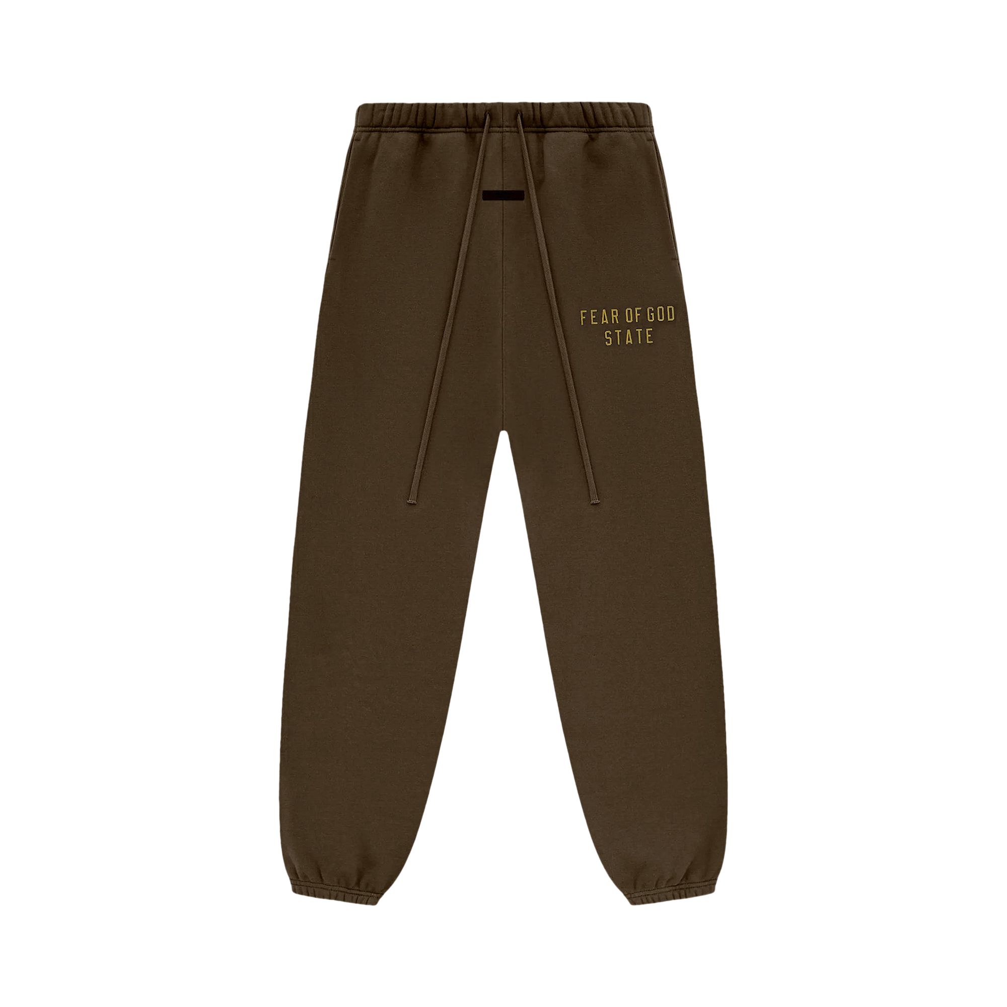 Pre-owned Essentials Fear Of God  Heavy Fleece Sweatpant 'brown' | Men's Size S