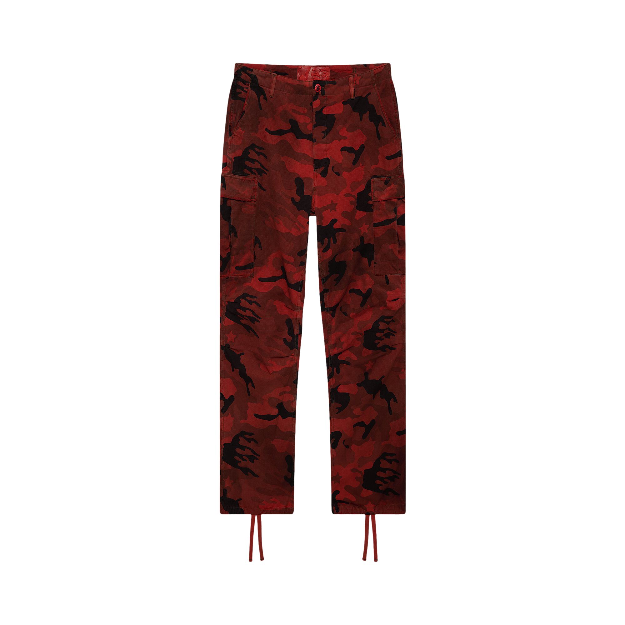 Pre-owned Hellstar Cargo Pants 'red Camo' | Multi-color | Men's Size M
