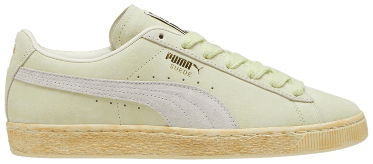 Puma Suede Faded   Cool Cucumber