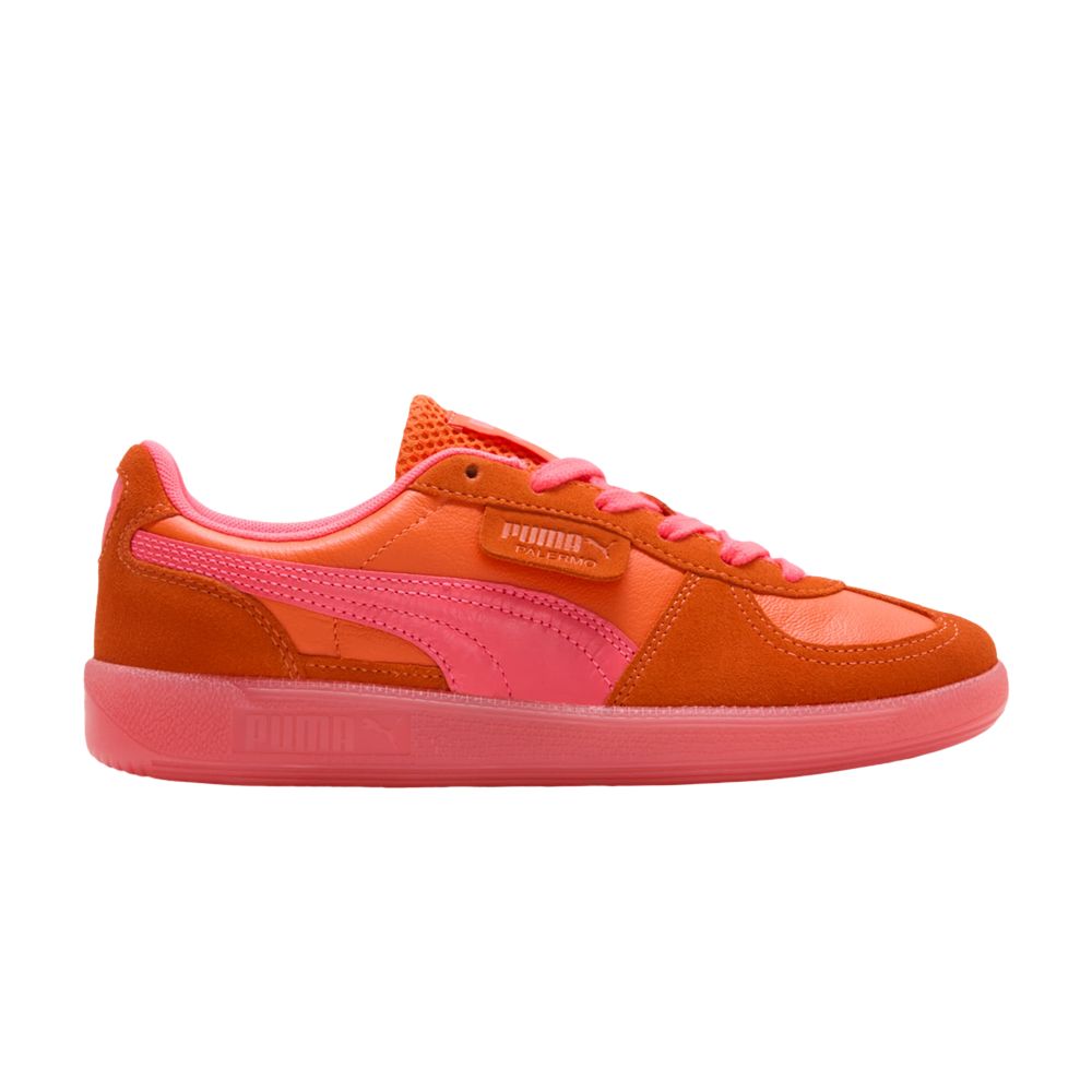Pre-owned Puma Wmns Palermo 'citrus - Flame Flicker' | Orange | Women's Size 6