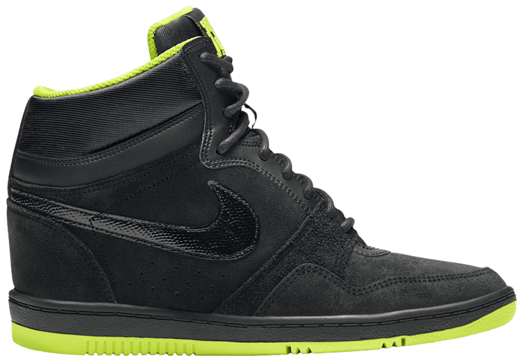 Nike Wmns Force Sky High Premium Black Volt