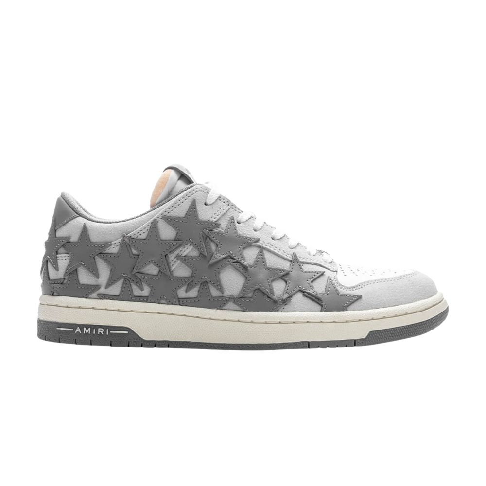 Pre-owned Amiri Stars Low 'grey' | Men's Size 42 In Gray