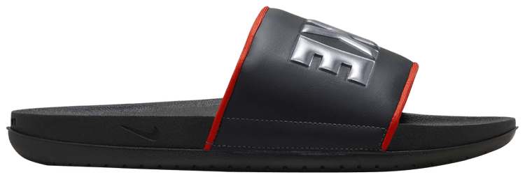 Nike Offcourt Slide Dark Smoke Grey Picante Red