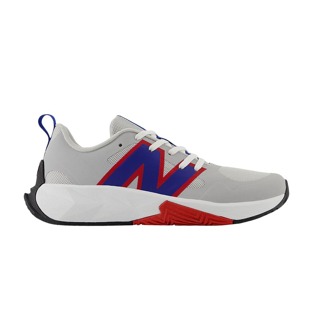 New Balance FuelCell Play Big Kid 'Raincloud Royal Red' | Grey | Kid's Size 5.5 - GKFCYAM