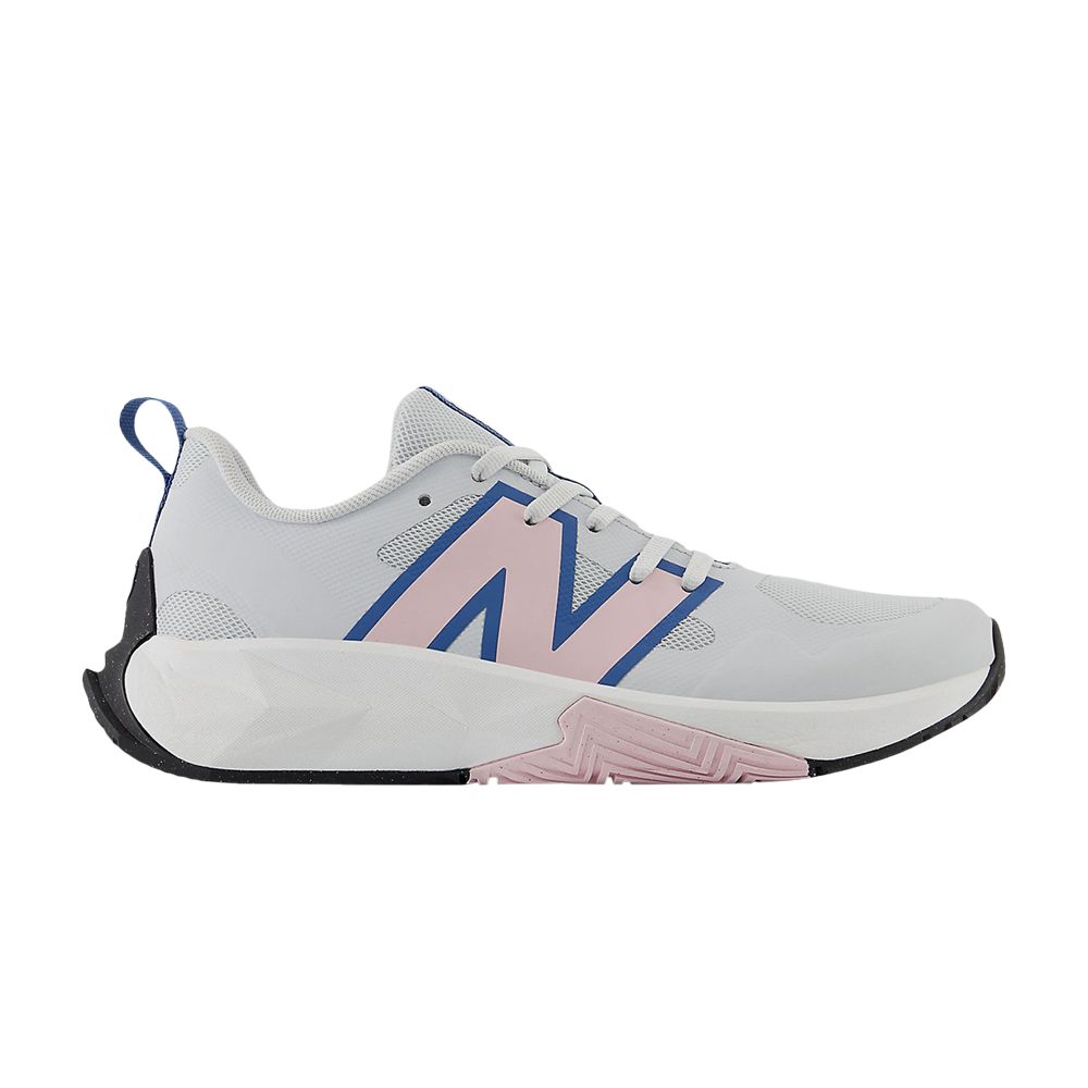 Pre-owned New Balance Fuelcell Play Big Kid 'quartz Grey Rose Sugar' | Kid's Size 4.5 In Gray
